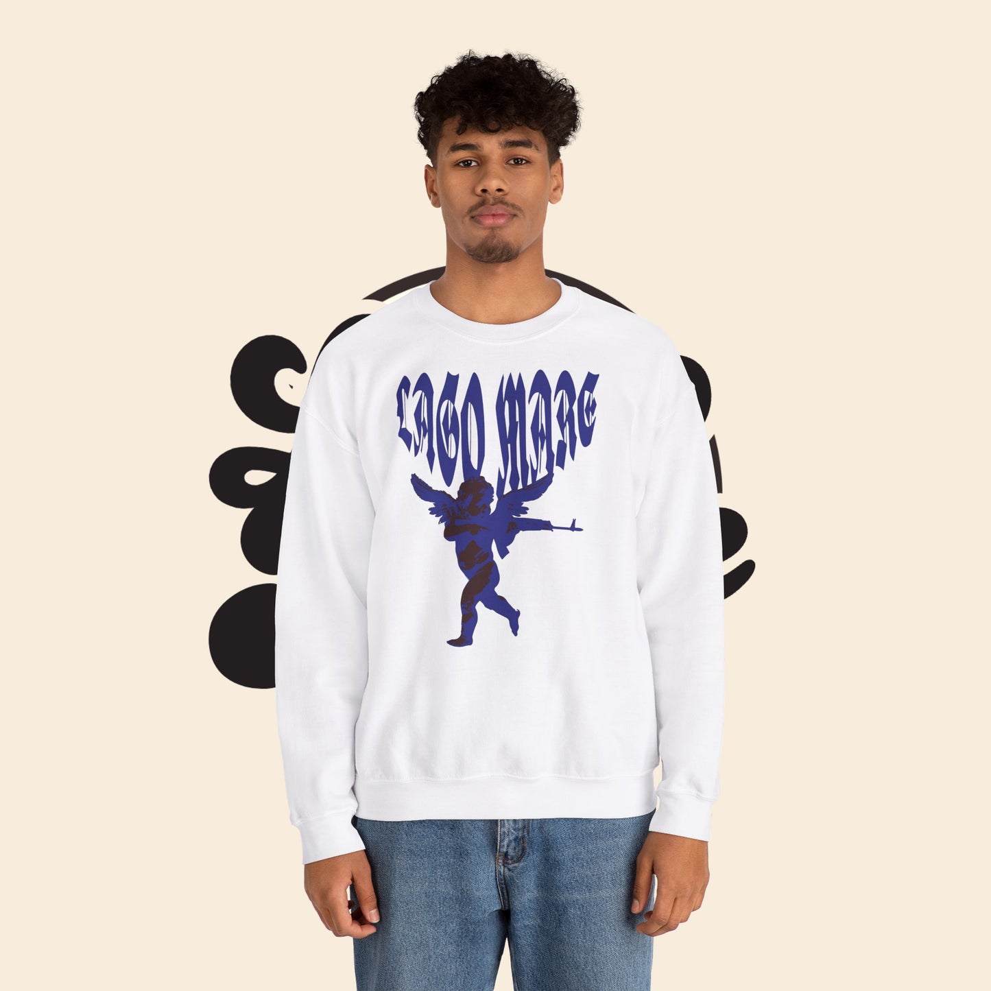 Unisex Heavy Blend™ Crewneck Sweatshirt - Cupid - Classics