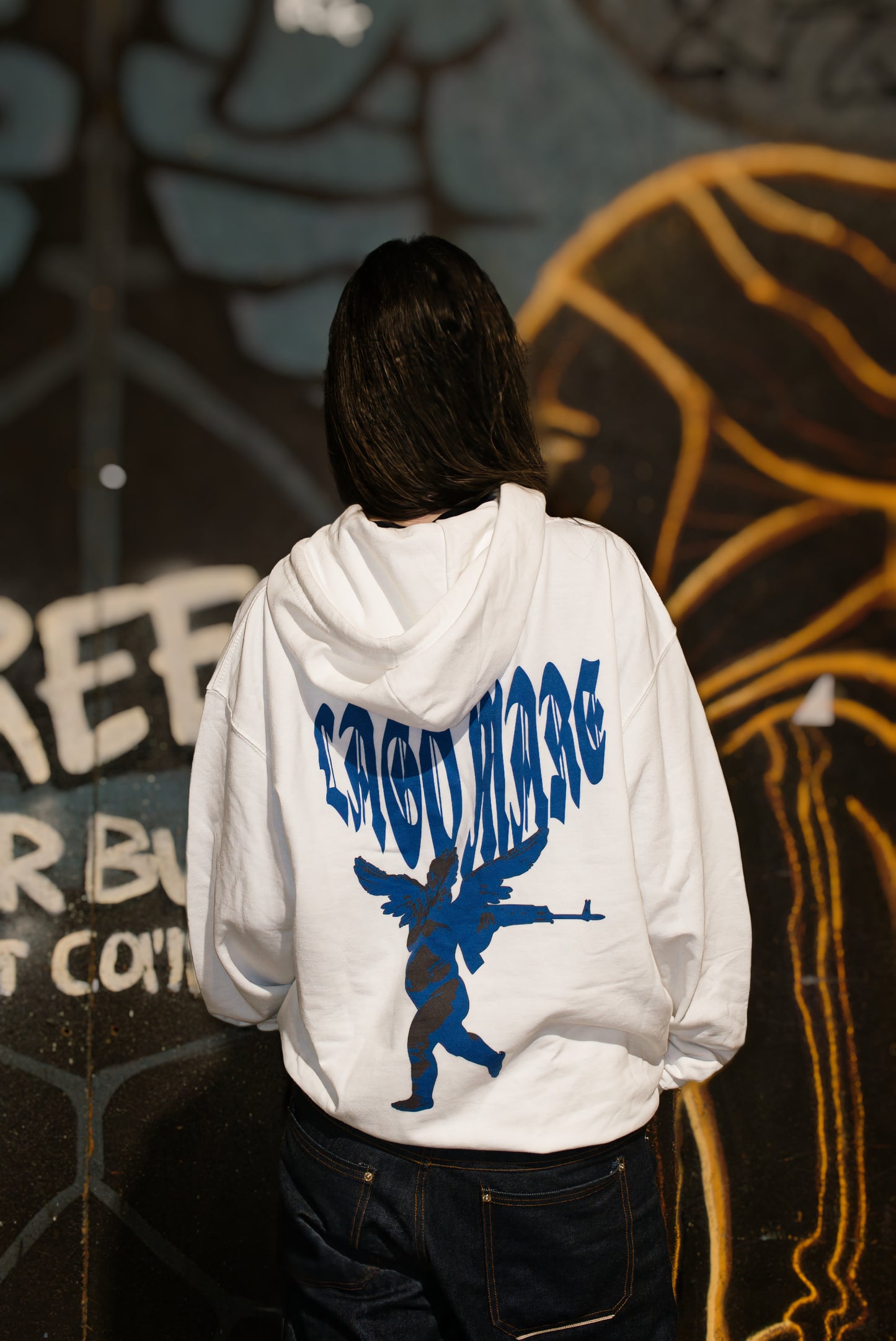 Unisex College Hoodie - Cupid - Classics