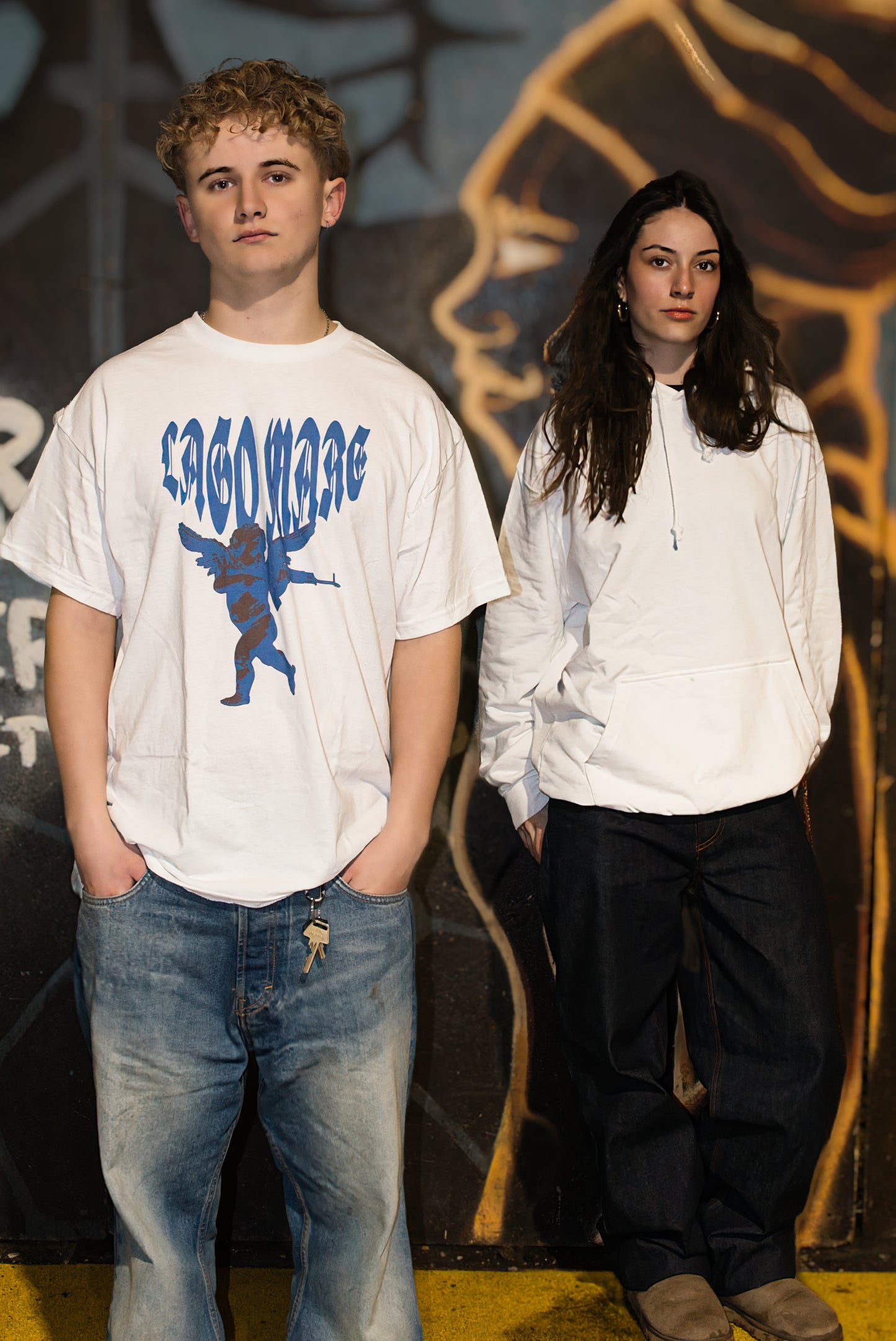 Unisex College Hoodie - Cupid - Classics