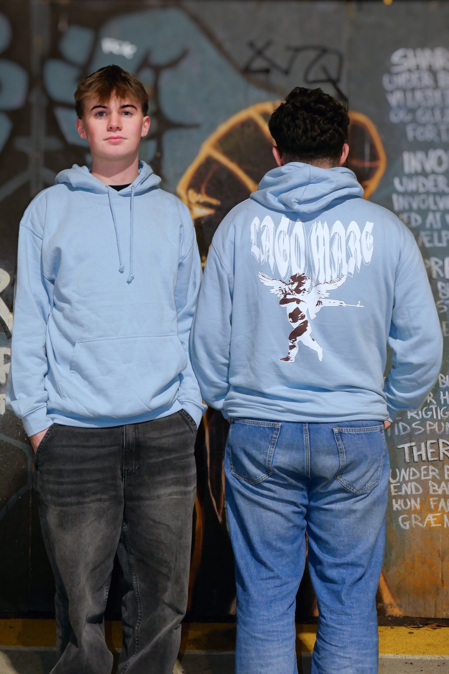 Unisex College Hoodie - Cupid - Classics